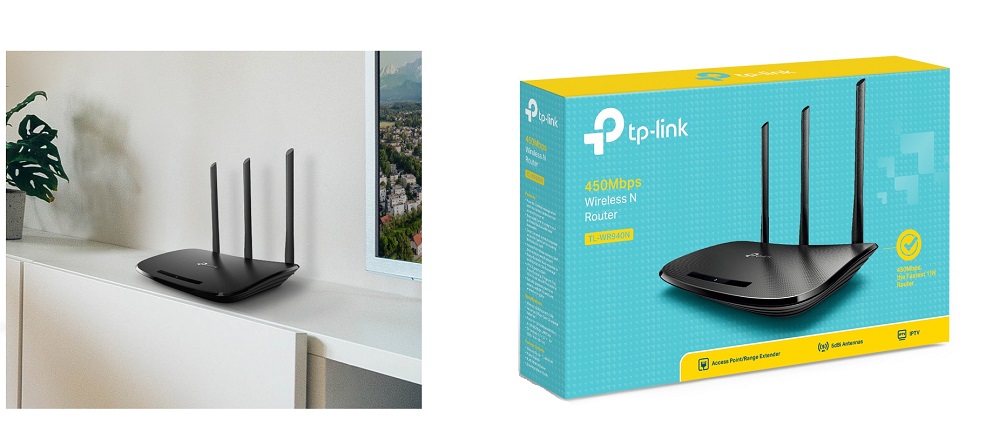 tp-link TL-WR940N Wi-Fi Router - 450Mbps Kablosuz N Router
